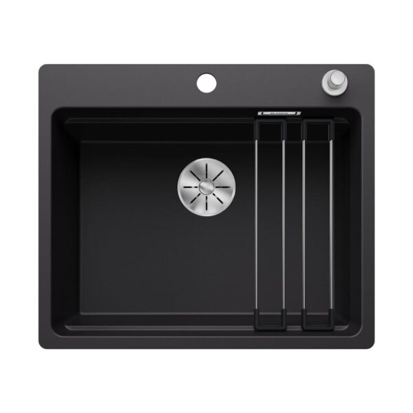 Blanco Etagon keukenspoelbak mat zwart