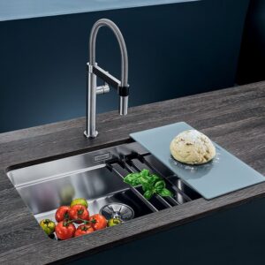 Blanco Etagon keukenspoelbak mat RVS - Afbeelding 3