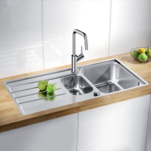 Blanco Lemis keukenspoelbak mat RVS