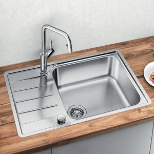 Blanco Lemis keukenspoelbak mat RVS