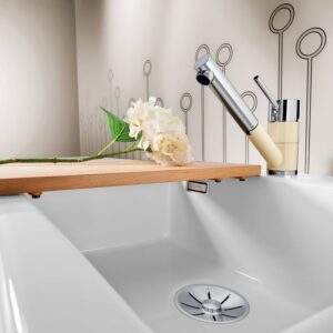 Blanco Palona keukenspoelbak wit/chroom - Afbeelding 3