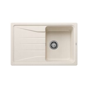 Blanco Sona spoelbak zacht wit mat