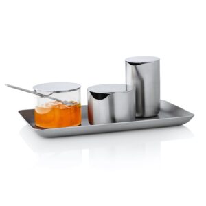 Blomus BASIC jampot geborsteld RVS/helder - Afbeelding 3