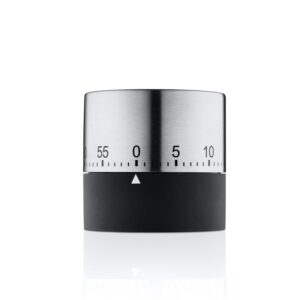 Blomus PUNCTO timer geborsteld RVS/zwart