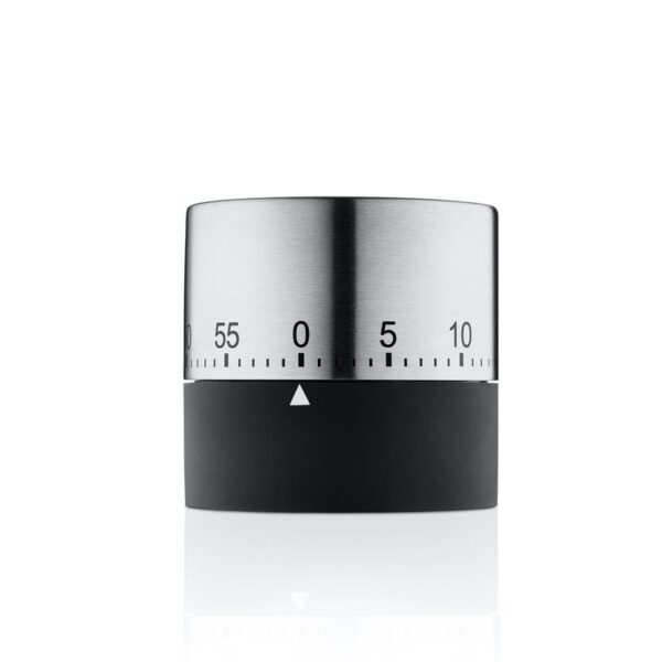Blomus PUNCTO timer geborsteld RVS/zwart