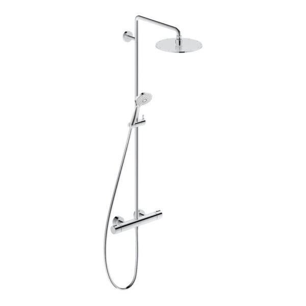 Duravit C.1 douchesysteem, thermostaat chroom