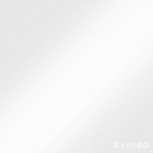 evineo ineo2 hoge kast met 2 deuren, met verzonken handgreep in wit hoogglans - Afbeelding 3