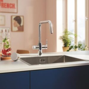 Grohe Blue Pure keukenkraan, draaibaar chroom
