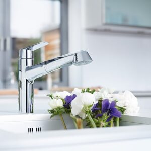 Grohe Eurodisc Cosmopolitan keukenkraan, uitschuifbaar, draaibaar chroom