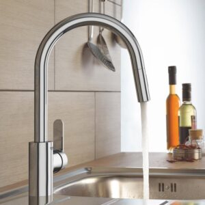 Grohe Get keukenkraan, uitschuifbaar, draaibaar chroom