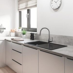 Grohe Get keukenkraan, uitschuifbaar, draaibaar chroom - Afbeelding 3