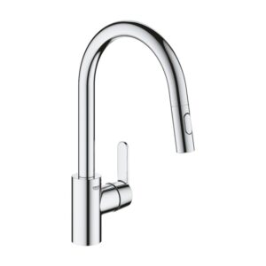 Grohe Get keukenkraan, uitschuifbaar, draaibaar chroom - Afbeelding 5