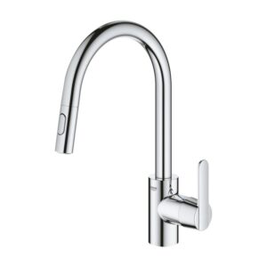 Grohe Get keukenkraan, uitschuifbaar, draaibaar chroom - Afbeelding 6
