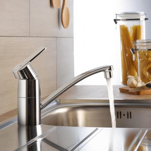 Grohe Get keukenkraan, draaibaar chroom