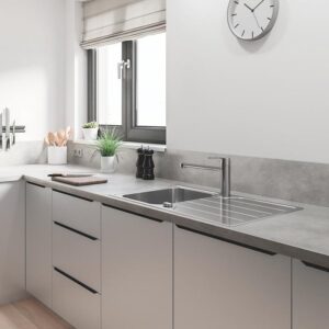 Grohe Get keukenkraan, draaibaar supersteel - Afbeelding 3