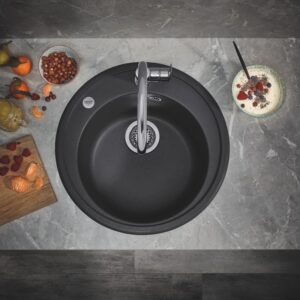 Grohe K200 spoelbak graniet zwart - Afbeelding 3