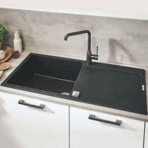 Grohe K500 spoelbak graniet zwart