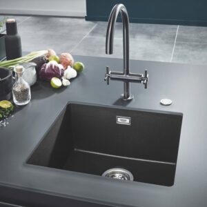 Grohe K700U spoelbak graniet zwart