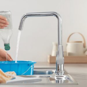Grohe Start keukenkraan, draaibaar, voor installatie voor een raam, chroom
