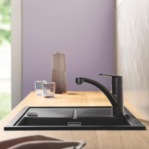 Grohe Start keukenkraan, draaibaar matzwart