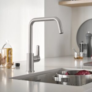 Grohe Start keukenkraan, draaibaar supersteel