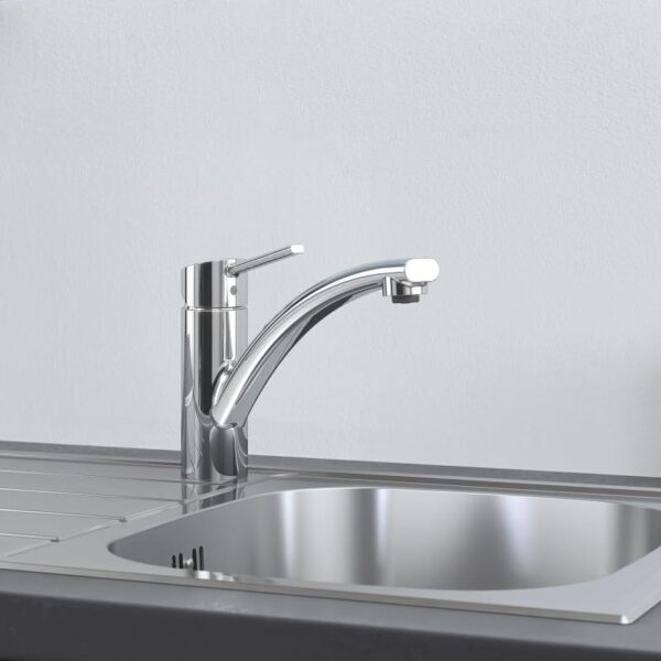 Grohe Swift keukenkraan, draaibaar chroom