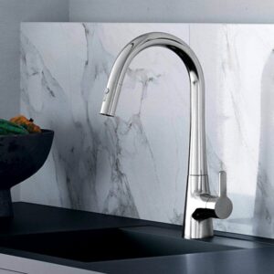 Hansa Designo Style keukenkraan, draaibaar chroom