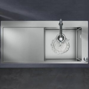 hansgrohe C71 keukenspoelbak 450 met afdruipvlak chroom