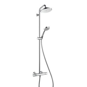 hansgrohe Croma douchesysteem, thermostaat chroom