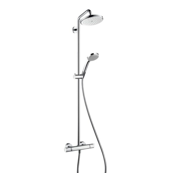 hansgrohe Croma douchesysteem, thermostaat chroom