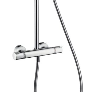 hansgrohe Croma douchesysteem, thermostaat chroom - Afbeelding 4