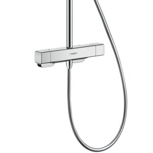 hansgrohe Croma E douchesysteem, thermostaat met EcoSmart, chroom - Afbeelding 6
