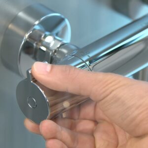 hansgrohe Ecostat thermostaat, voor douche wit/chroom - Afbeelding 3