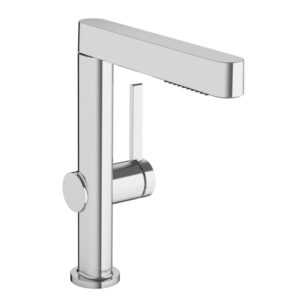 hansgrohe Finoris wastafelmengkraan 230 met handdouche met EcoSmart, met afsluitbare push-open afvoerkraan, chroom - Afbeelding 3