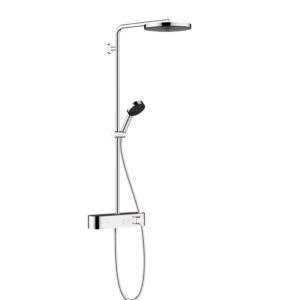 hansgrohe Pulsify S douchesysteem, thermostaat met EcoSmart, chroom