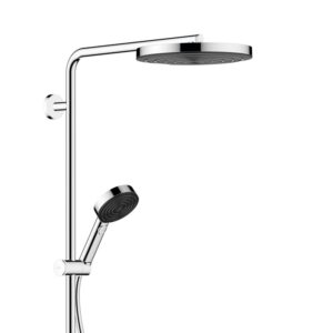 hansgrohe Pulsify S douchesysteem, thermostaat, met chromen baduitloop - Afbeelding 3