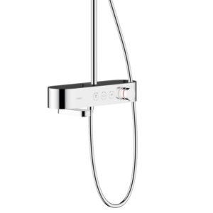 hansgrohe Pulsify S douchesysteem, thermostaat, met chromen baduitloop - Afbeelding 4