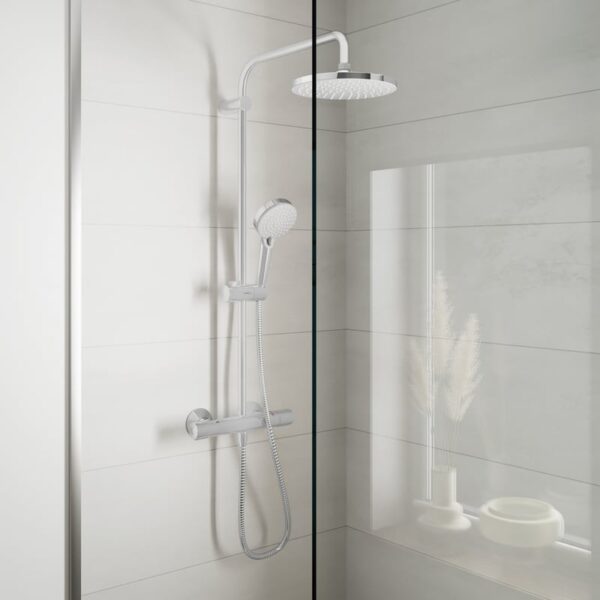 hansgrohe Vernis Blend douchesysteem, thermostaat met EcoSmart, chroom