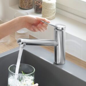 hansgrohe Zesis M33 keukenkraan, draaibaar met EcoSmart, chroom