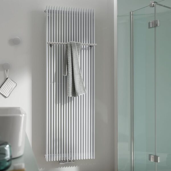 HSK Sky designradiator, puur warmwaterwerking 1758 W, wit