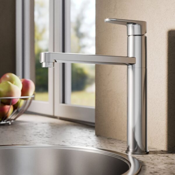 Ideal Standard Cerafine O keukenkraan, draaibaar met Eco, chroom
