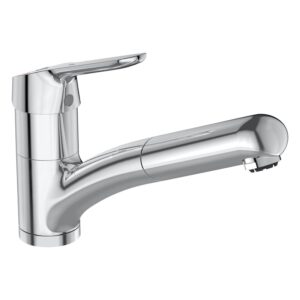 Ideal Standard CeraFlex keukenkraan, uitschuifbaar, draaibaar chroom