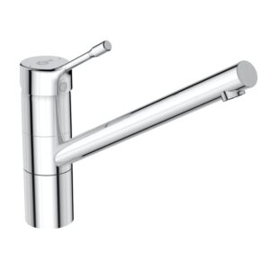 Ideal Standard CERALOOK keukenkraan, draaibaar met Eco, chroom