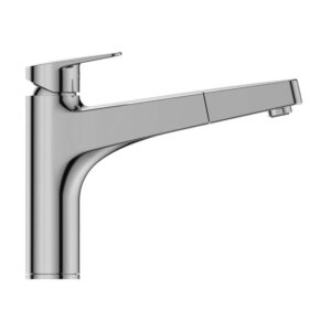 Ideal Standard CeraPlan keukenkraan, uitschuifbaar, draaibaar chroom - Afbeelding 3