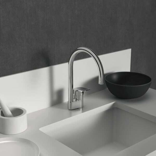 Ideal Standard CeraPlan keukenkraan, draaibaar met Eco, chroom
