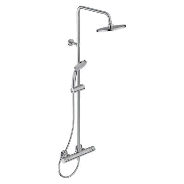 Ideal Standard Ceratherm T25 douchesysteem, thermostaat met Eco, chroom