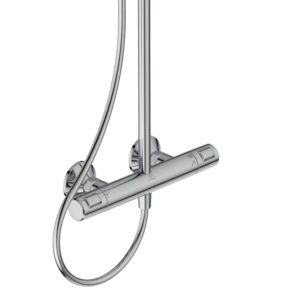 Ideal Standard Ceratherm T25 douchesysteem, thermostaat met Eco, chroom - Afbeelding 4