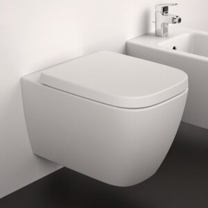 Ideal Standard i.life B wandtoilet met witte toiletbril