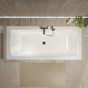 KALDEWEI EMOTIONS DUO rechthoekig ligbad, inbouwwit - Afbeelding 5