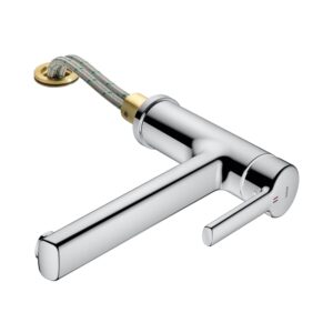 KWC Luna-E keukenkraan, draaibaar, voor raaminbouw, chroom